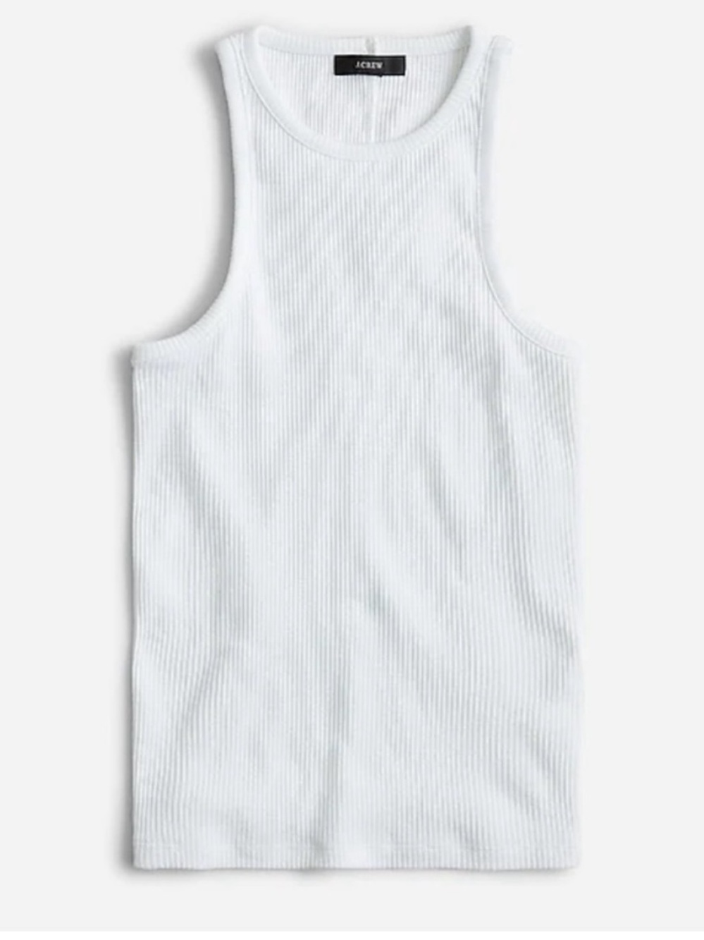 LOT OF 4 J. Crew Favorite Tank Top in Vintage Rib White XS